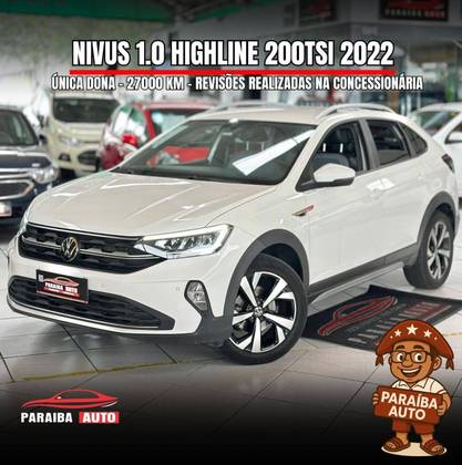 VOLKSWAGEN NIVUS 1.0 200 TSI TOTAL FLEX HIGHLINE AUTOMÁTICO VOLKSWAGEN NIVUS 1.0 200 TSI TOTAL FLEX HIGHLINE AUTOMÁTICO